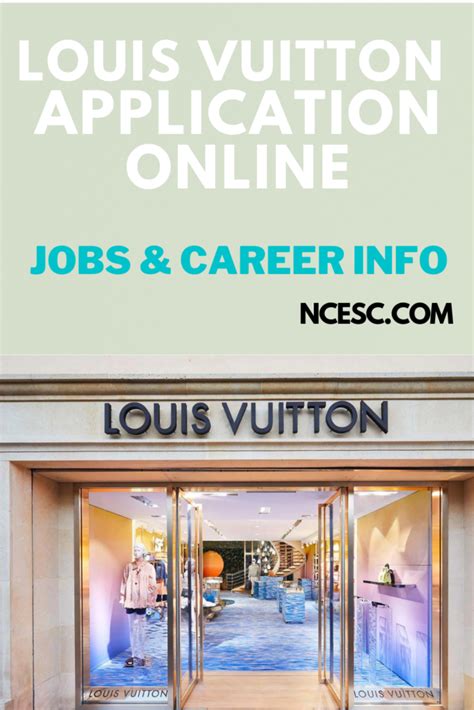 louis vuitton painter job|Louis Vuitton employment opportunities.